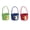 Blue, variant on KEINXS Charming Alligator: Portable Cotton Rope Storage Bucket for Cute Miscellaneous Storage and Hand Carry Convenience(21.5x16 cm),Red