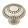 thumbnail image 2 of Brainerd & Liberty Hardware 272179 Bouton d'Armoire Ronde Double Perlé de 1,375 Po&44; Noir Mat, 2 of 2