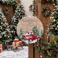 thumbnail image 6 of Welcome Sign for Front Door,Christmas Red Truck Round Metal Welcome Front Porch Decor,Winter Farmhouse Snowflakes Wooden Grain Wall Hanging Sign for Living Room Kitchen Hallway Housewarming Gift 12'', 6 of 9