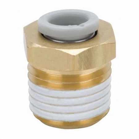 Push-Fit Adapter Fitting Push-to-Connect x MBSPT 10mm Tube OD 3/8 in Pipe