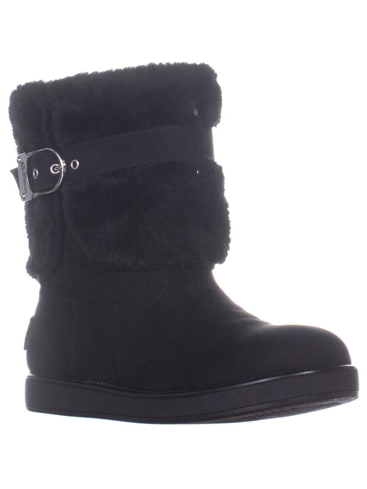 GUESS - Womens G By Aussie Winter Boots, Black Fabric - Walmart.com ...
