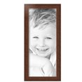 thumbnail image 2 of ArtToFrames 8" x 19" Walnut Picture Frame, 8x19 inch Brown Wood Poster Frame (WOM-4096), Pack, 2 of 8