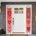 thumbnail image 5 of Uuiauoio Valentine's Day Door Banner Decoration Valentine Hanging Front Porch Love Heart Banner Romantic for the Home Wall School Office Indoor Outdoor Party Supplies Decor, 5 of 6