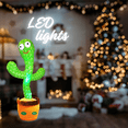 thumbnail image 4 of Talking Cactus Toy for Toddlers 1-3 - Plush Speech Therapy Toy that Repeats What You Say with socks & knee pads set, 4 of 5