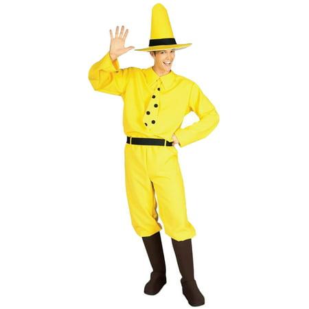 Morris Costumes Adult Mens Storybook Curious George Yellow Standard, Style