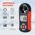 thumbnail image 4 of Yeacher 8 in 1 Handheld Digital Anemometer Wind Speed/Wind Chill/Temperature/Humidity/Heat Index/Dew Point/Barometric Pressure/Altitude Meter Digital Meteorograph with LCD Backlight, 4 of 8