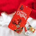 thumbnail image 1 of Reindeer 3D Christmas Santa Claus Tree Hat Case For iPhone 7 8 Plus 6 6S Plus Snowman 3D Key Chain Tpu Phone Cover, 1 of 5