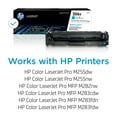 thumbnail image 4 of HP 206X High Yield Cyan Original LaserJet Toner Cartridge, ~2,450 pages, W2111X, 4 of 5