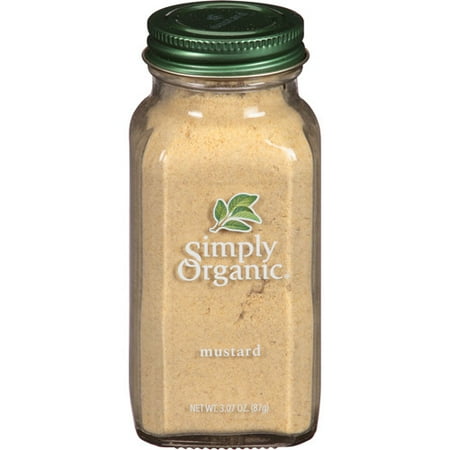 Simply Organic Ground Mustard Seeds, 3.07 oz, (Pack of 6)