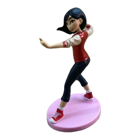 Vanellope Princess Mulan Sports Cake Topper Figurine Pvc Figure Everyday Disney