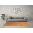 thumbnail image 3 of Ahgly Company Indoor Square Oriental Orange Industrial Area Rugs, 6' Square, 3 of 4
