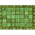 thumbnail image 1 of Ahgly Company Indoor Rectangle Abstract Green Modern Area Rugs, 7' x 9', 1 of 4