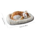 thumbnail image 2 of Dpityserensio Realistic Sleeping Breathing Furry Dog With Mat Animals Decor, 2 of 3