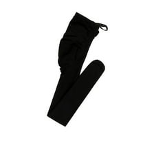 Magik 320D Pregnant Women Tights Maternity Stockings Velvet Pantyhose U Shape Support (Black)