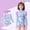 Violet, variante sur XDZJLR Combinaison pour Filles Tout-Petits Manches Longues Imprimé Floral Maillot de Bain Tenue de Plage Vert 3-4 Ans