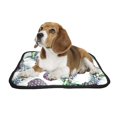 thumbnail image 2 of PKQWTM Pineapples Floral Tropical Fruits Pet Dog Cat Bed Pee Pads Mat Cushion Potty Dogsblankets Crate Bed Kennel 20x24 inch, 2 of 3
