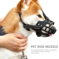 thumbnail image 3 of BESTYASH Bozal Ajustable Para Mascotas Color Negro Con Transpirable Para Protección, 3 of 7