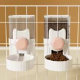 thumbnail image 5 of Dispensador de agua y comedero colgante para gatos, alimentador automático de agua, botella de agua colgante para mascotas pequeñas, suministros para mascotas, 5 of 5