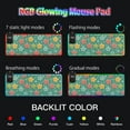 thumbnail image 5 of RGB Gaming Mouse Pad 15W Wireless Charging Large Waterproof Desk Mat 13 Light Modes Mousepad 31.5x11.8 Lovely Cartoon Stars, 5 of 6