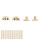 thumbnail image 1 of Kit De Remaches De Cuero, 8 Mm, 100 Juegos De Remaches De Setas, Forma De Seta Artesanal DIY Para Collares De Mascotas ANGGREK Otros, 1 of 8