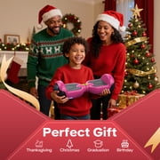 Hoverboard for Kids with 9 mph Max Speed, Tcdjtc Electric Scooters with LED Lights & Bluetooth Speakers, All Terrain Hoverboard for Adults, Off Road Hoverboard with UL2272 Certified
