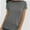 Gray, variant on Womens Short Sleeve Basic Shirts Crewneck Tees Loose Fit Fashion Tops Casual Summer Clothes