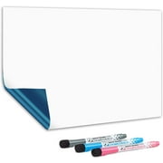 CUHIOY Dry Erase Self Adhesive Magnetic Whiteboard Sticker for Any Smooth Surface, 16.5x12 Sticky Whiteboard Paper