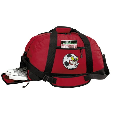 Soccer Gym Bag - Soccer Nut Gym Bags Soccer Duffle Bag WITH SHOE POCKET!