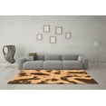 thumbnail image 3 of Ahgly Company Indoor Rectangle Abstract Brown Modern Area Rugs, 5' x 7', 3 of 4