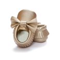 thumbnail image 3 of Newborn Baby Girl Soft Crib Shoes Infants Anti-slip Leather Fringed Sneaker Prewalker 0-18M, 3 of 7
