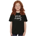 thumbnail image 3 of Funny We Be Trippin Airplane Travel Crewneck T Shirts Boy Girl Teen Brisco Brands S, 3 of 6