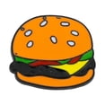 thumbnail image 4 of Broches de comida de dibujos animados, insignias, insignias para ropa, broches, prendedores de solapa, chaquetas, disfraces. Hamburguesa, 4 of 9