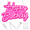 Pink, variant on C Happy Birthday Neon Sign for Backdrop, LED Happy Birthday Light Up Sign, USB Powered Dimmable Neon Light for Birthday Party Decorations, Wall Decor, Pink, 16.5 x 12 inch