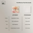 thumbnail image 6 of Candy Stripe Bloom Canvas Trendy Fashion Art by Art Remedy, Gallery Wrapped, 30 x 30, 6 of 7