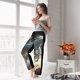 thumbnail image 5 of Salouo Space White Horse Print Women's Pajama Pants Casual Loose Sweatpants PJs Flowy Pants Drawstring Palazzo for Women Wide Leg Pants Lounge Pajama -Small, 5 of 8