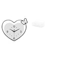 thumbnail image 1 of Reloj de pared,Reloj de pared acrílico para oficina en casa,sin tictac,Cesta de almacenamiento,Cesta organizadora de almacenamiento de cocina colgante de alambre,Organizador de pared para, 1 of 8