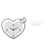 thumbnail image 1 of Reloj De Pared Creativo De Acrílico Con Forma De Corazón Y Cesta De Almacenamiento De Alambre De Metal, Estantes Flotantes Para Estudio, Cocina, Baño, Oficina, Sala De Estar., 1 of 8