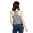 thumbnail image 3 of US Blanks Ladies' Sheer Cropped Racer Tank - US510, 3 of 4