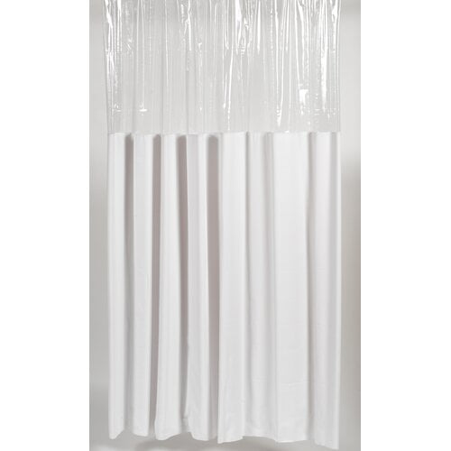 Extra Long "Window" Vinyl Shower Curtain