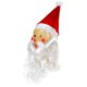 thumbnail image 3 of Inteprter Máscara roja de Papá Noel, gorro navideño, barba, divertida y realista, máscara de Papá Noel, máscaras extravagantes de cabeza Kits de decoración para fiestas Estilo 2, 3 of 6