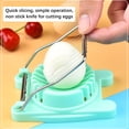 thumbnail image 3 of JilgTeok 3 Packs Egg Slicer for Hard Boiled Eggs Kitchen Tool with Stainless Steel Wire Cutter for Fruits Mushrooms Strawberries Kiwi Fast Easy Cutting, 3 of 6