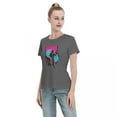 thumbnail image 4 of ALLNOB Women's Standard Short Sleeve T-Shirt 150g Deep Heather, 4 of 8