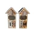 thumbnail image 4 of Wild Insect Bee House -eco-friendly Bug Hotel For Bees Butterflies Insects In Garden - Kid Friendly Weather Resistant Hanging Bee Home From Natural Wo, 4 of 5