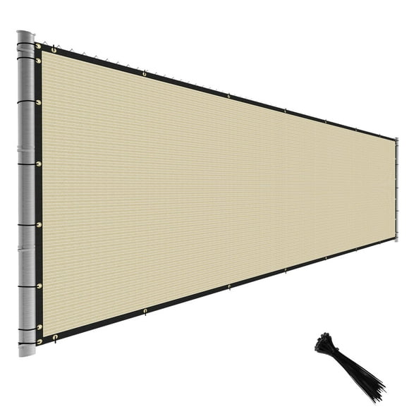 Pantalla de privacidad para cerco TANG 2,5 m x 15 m beige 150 GSM