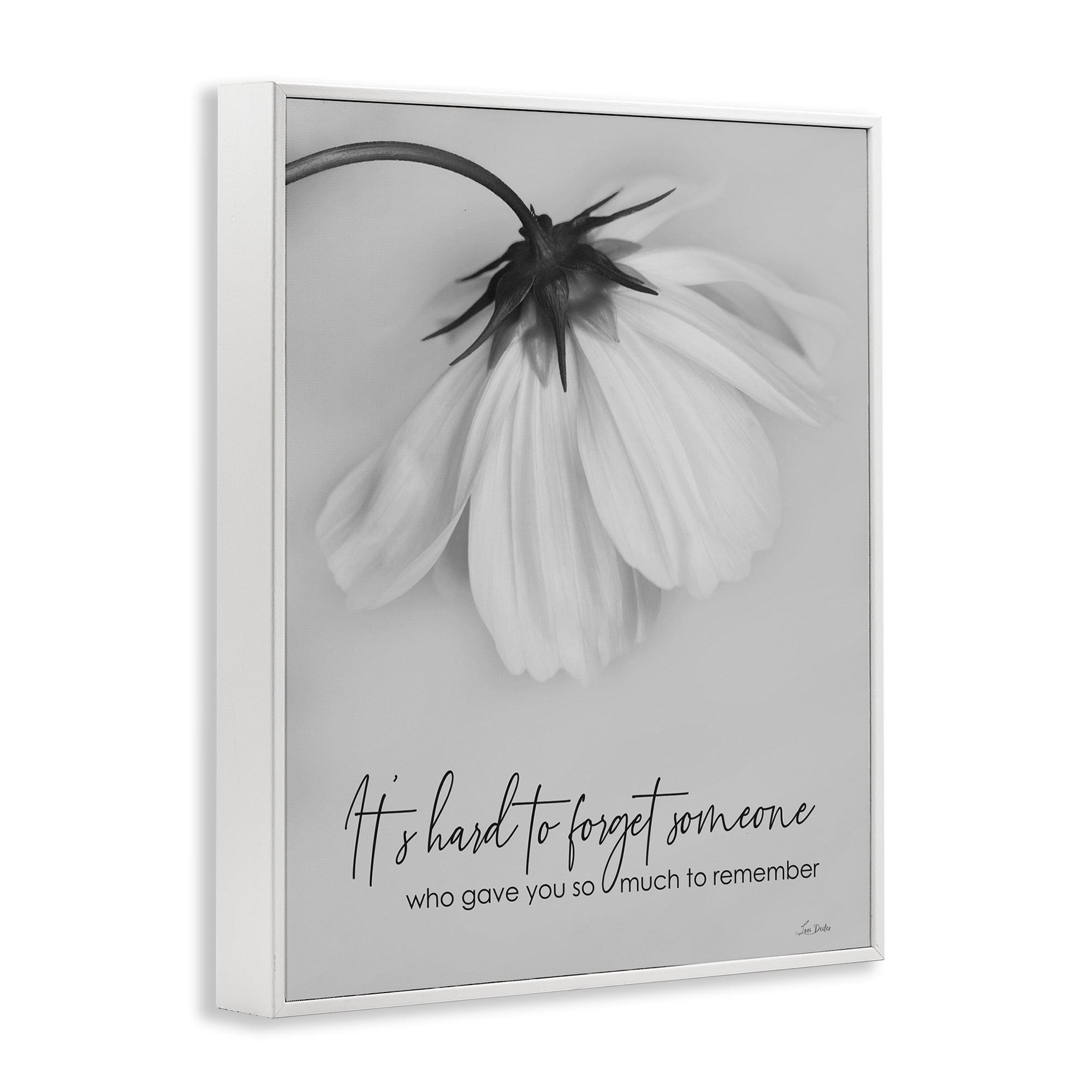 Stupell Industries So Much To Remember Botanical & Floral Painting White Framed Art Print Wall Art, 16 x 20