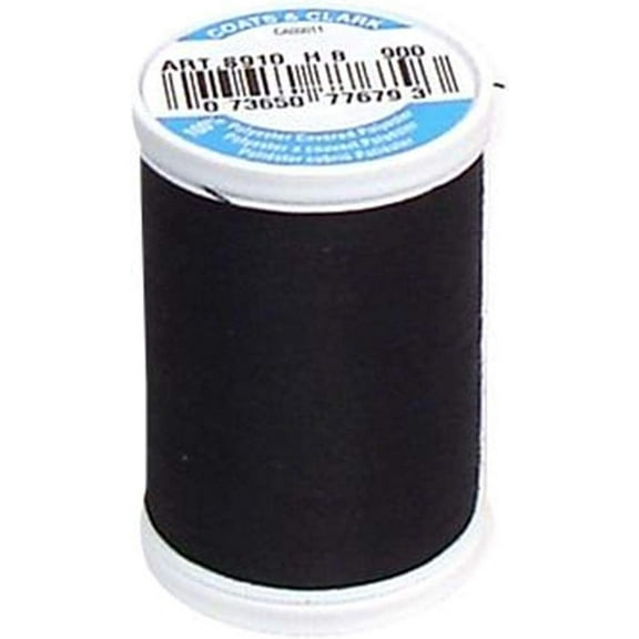 Coats Dual Duty XP Black Sewing Thread, 250 Yards