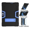 thumbnail image 4 of Mignova for Vankyo matrixpad s30 10 Inch Case,Hybrid Heavy Duty Shockproof Rugged Protective Case with Stand for Vankyo MatrixPad S30 10 Inch+Tempered Glass Screen Protector (Black/Blue, 1 Pack), 4 of 7