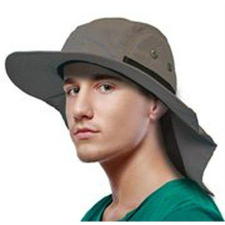 - Sun Blocker Unisex Sun Hat with Neck Flap Wide Brim Outdoor Camping Hiking Hunting Fishing Hat