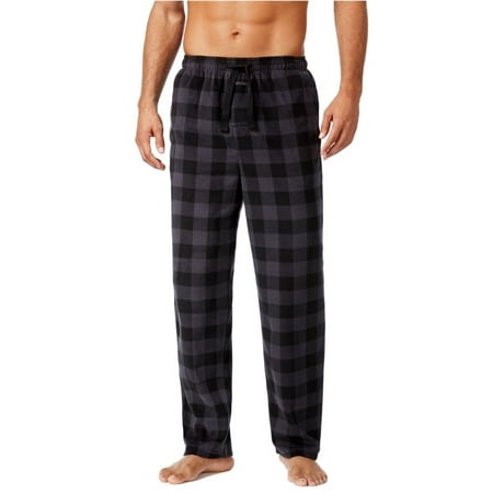 Perry Ellis NEW Gray Mens Size Large L Lounge Pants Plaid Sleepwear