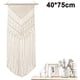 thumbnail image 1 of Colgante de pared con borlas, macramé para colgar en la pared, tejido a mano, arte de pared, tapiz de macramé para dormitorio, oficina, decoración de pared del hogar, 1 of 5